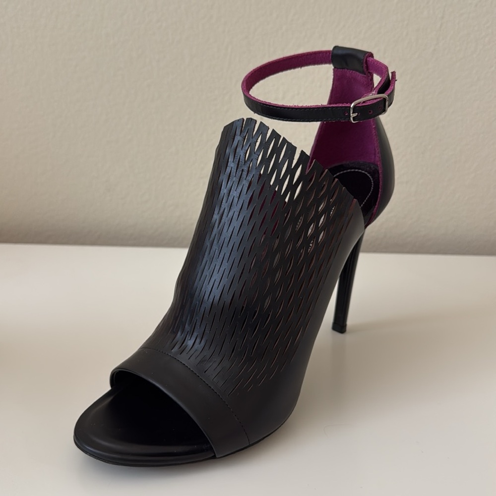 Balenciaga leather heels.